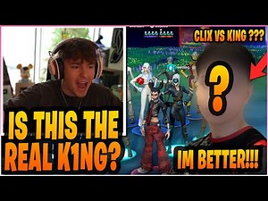 CLIX FREAKS OUT After GOING Against the MOST UNDERRATED Zone Wars Warrior in a 4v4 WAGER!