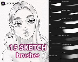 Procreate Sketch Brushes. Procreate Sketching Brush - Etsy