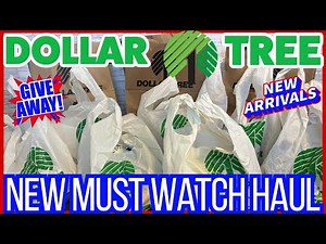 NEW DOLLAR TREE MUST WATCH 😱 HUGE DOLLAR TREE HAUL & AMAZING DEALS #new #dollartree #haul