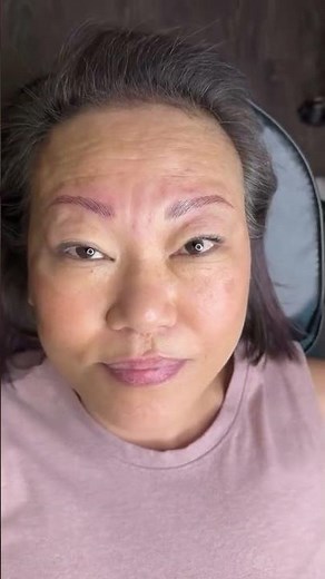 Permanent Eyebrow Makeup Transformation⚡️Stunning Brows@permanentmakeupbyjadeSemi-Permanent Eyebrows