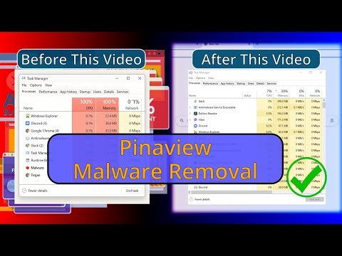 Pinaview Virus Removal - Automatic and Manual Guide