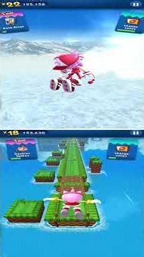 Amy Rose VS All Star Amy VS Boss Battle Dr Eggman & Zazz I Sonic Dash #shorts #shortvideo #short
