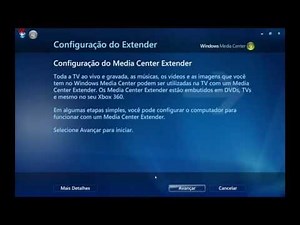 Configurando o Windows Media Center no Xbox 360