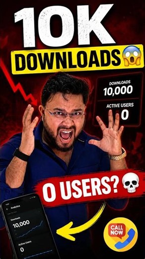 10K Downloads ≠ Success! 😱 Active Users Hi Real Game Hai #shorts