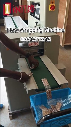 Flow Wrapping Machine | Chikki Packing in Seconds | FMCG Packaging Solution