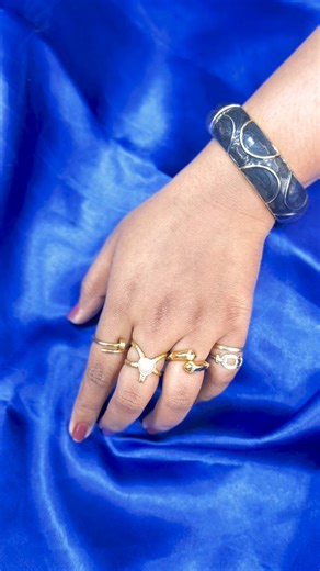 Label Fashion on Instagram: "When elegance meets everyday style ✨ Accessorize with confidence — bold bracelet, golden rings & a touch of glam 💍 Which ring is your favorite? #HandAccessoryStyle #BraceletLove #RingStack #JewelryReels #FashionDetails #StyleInspo #TrendyAccessories #BeautyInDetails #jewellerylove #weddingstyle #weddingidea #weddingphotography #artist #bridalelegance #kochifashion #kochi #instamood #"