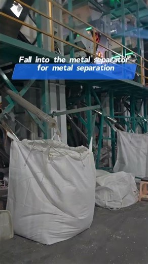 集中处理，色选机后分离金属 Centralized Processing – Metal Separation After Color Sorter