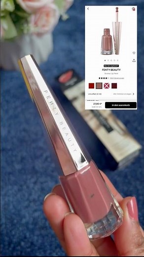 Fenty Beauty Stunna Lip Paint Longwear Fluid Lip-Uncuffed #shorts #lipstick #ytviral #beauty