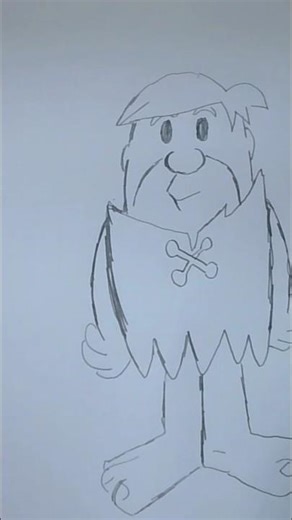 How to Draw Barney from the Flintstones Easily and Quickly 🎨 #shorts #drawing #flintstones #barne...