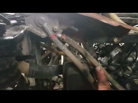Fuel line routing on a Polaris 500 scrambler or sportsman