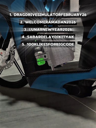 KODE REDEEM DRAG DRIVE SIMULATOR FEBRUARI 2026