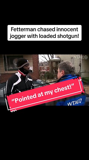 News footage resurfaced of senator #johnfetterman from 2013 when he was Mayor, when he unjustly held a citizen at gunpoint! Is Fetterman racist? #conservativesunite #republicanparty #freedomfiles