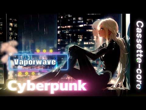 Nostalgic Neon Dreams | 2 Hours Dark Synthwave / Cyberpunk Mix for Late Night Vibes