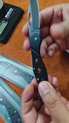🔥🖤 TACTICAL BLACK EDC FOLDING KNIFE 🔪 | 6" FULL LENGTH | 2.55" STAINLESS STEEL BLADE | ERGONOMIC