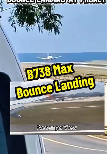 ลองมาดูคลิปจากอีกมุมกันดูครับ กรณีเคสของ B737 Max8 แอร์อินเดียเอ็กซ์เพรส Bounce Landing ที่ภูเก็ตเมื่อวานนี้ กดไป 3 ชาม จนล้อหน้าหักหลุดออกจากฐานล้อไปเลย 🤨🙂‍↕️ #hardlanding #b737max #airindiaexpress #bounce #captainvam