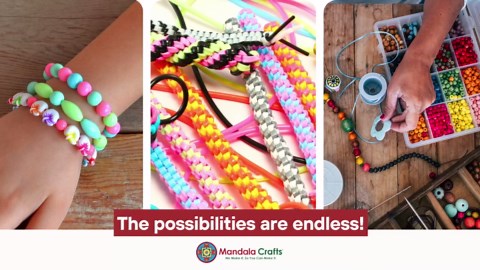 Mandala Crafts Sky Blue Plastic Lacing Cord – 2.5mm 100 Yards Flat Utility Cord for Keychains, Jewelry Making, Decorative Knotting, and Hanging Applications