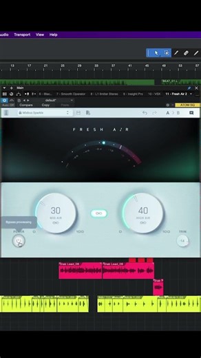 Fresh Air plugin does THIS to your master bus #mixinghacks #musicproducer #studiolife