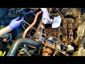 How to remove lifters with the head still on the engine