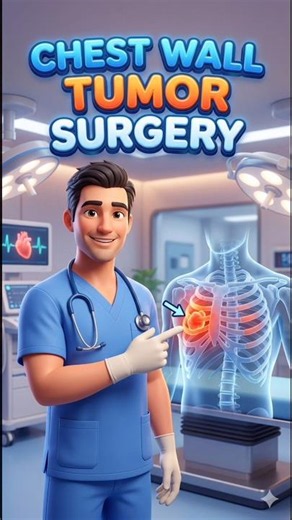 Chest Wall Tumor Surgery Explained Step by Step in 3D Animation
