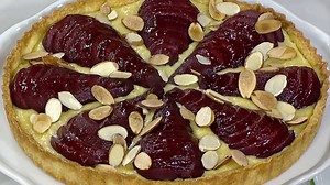 Make Julia Child's pear and almond tart