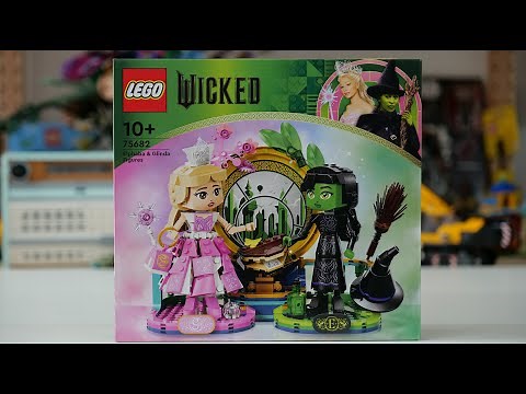 LEGO Wicked 75682 Elphaba & Glinda Figures - LEGO Speed Build Review