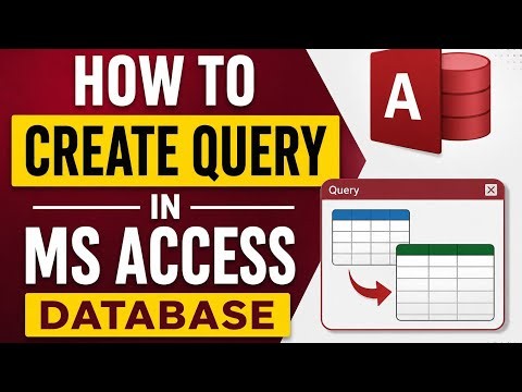 How to Create a Query in Microsoft Access Database Query Design Tutorial for Beginners. Sub ICT UNEB