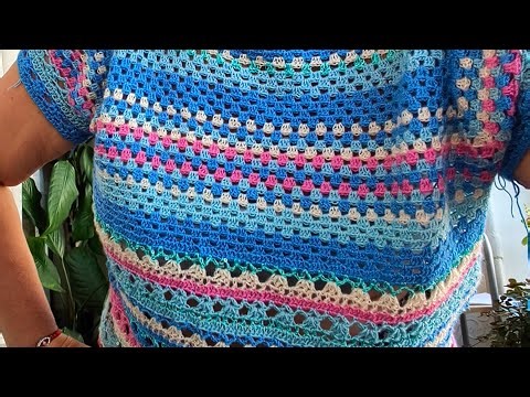 Amazing 💯👍Crochet Top Down Tutorial | Almost Finished!