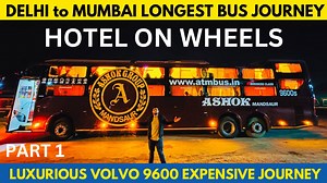 23K views · 280 reactions | 1600Kms DELHI to MUMBAI Luxurious Bus Journey in Volvo 9600 Multi Axle AC Sleeper Bus #delhi #mumbai #tour | 200Journeys | Facebook