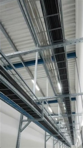 #ladder #wiremesh #shortvideo #virel #virralshorts Ladder tray ,wire mesh cable tray #installation