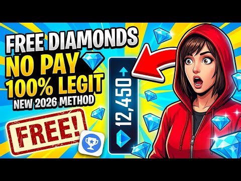 FREE DIAMONDS!NO HACK 🔥 100% REAL | GET DIAMONDS FREE!NEW TRICK 2026
