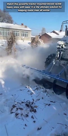 ​Efficient Tractor Attachment For Rapid Snow Clearing In Winter