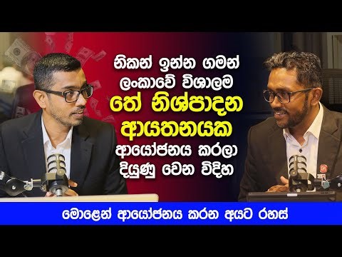 නිකන් ඉන්න ගමන් ලංකාවේ විශාලම තේ නිශ්පාදන ආයතනයක ආයෝජනය කරලා දියුණු වෙන විදිහ