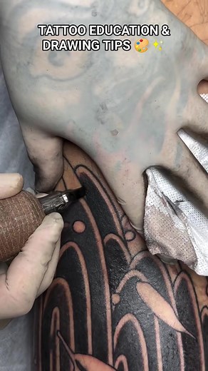 Packing Black Saturation 📌✨🖤 part 3 Here are **10 essential tips for packing solid black in tattoos**, combining technique, aftercare, and longevity: 1. **Perfect Your Needle Depth & Angle:** Keep needles **1.5-2mm deep** (1/16" - 1/8") at a **consistent 90-degree angle** to the skin. Too shallow causes patchiness; too deep causes blowouts and trauma. 2. **Master Skin Stretching:** **Extreme, even tension** is non-negotiable. Use multiple fingers, tape, or a second person. Taut skin allows nee