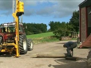 Bryce Suma Fence Post Driver Hitting Power (part2)