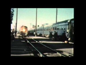 1959 Santa Fe Passenger Trains, Albuquerque New Mexico