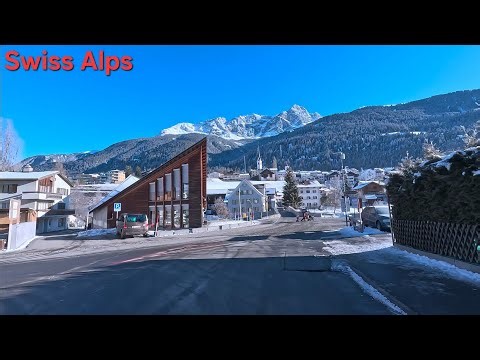 Peaceful Winter Drive in Switzerland 🇨🇭 4K