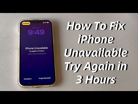 SOLVED: My iPhone Says iPhone Unavailable Try Again in 3 Hours (Or 2 Hours 58 Minutes)