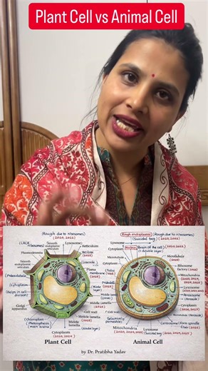 Plant Cell vs Animal Cell by Dr. Pratibha Yadav