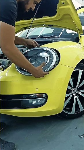 today I remove a VW beetle 2017 front head light#vwbeetle #automobile #luxury #carstyle ##youtube