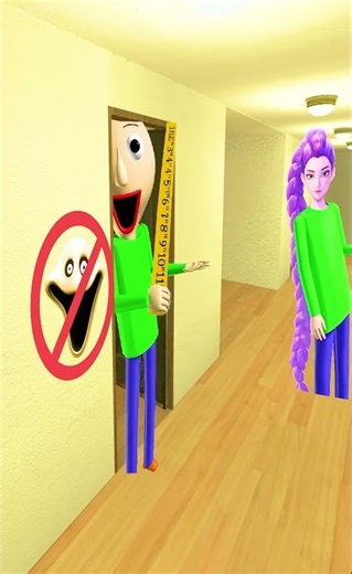 Find Hungry Worm with Amogus, Rumi Baldi