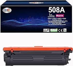 508A Magenta Toner Cartridge CF363A Works with HP Color Laserjet Enterprise M552, M553, Color Laser Enterprise MFP M577 Series (1 Pack)