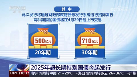 [新闻直播间]2025年超长期特别国债今起发行