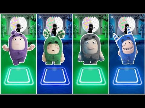Oddbods Pogo Vs Oddbods Zee Vs Oddbods Jeff VS Oddbods Food - Tiles Hop Edm Rush 🎶