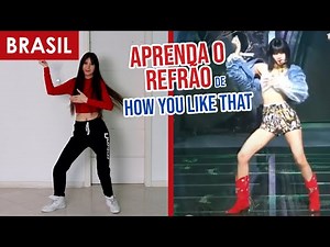 TUTORIAL de BLACKPINK - HOW YOU LIKE THAT como dançar o refrão | Taty Macieski