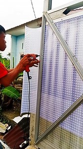 This is how to install fiber on a light steel fence | Phetris Baja 45