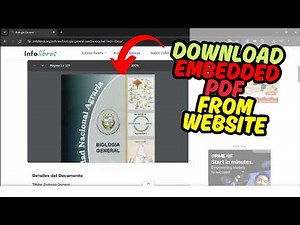 How to Download Embedded PDF from Website Fast!