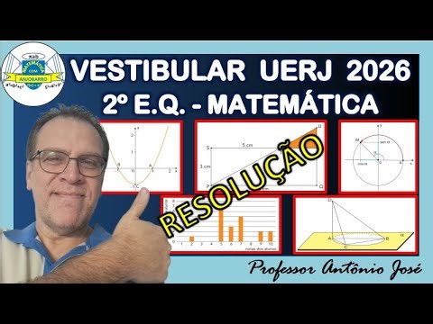 UERJ 2026 2°EQ | Correção/Gabarito das questões de MATEMÁTICA