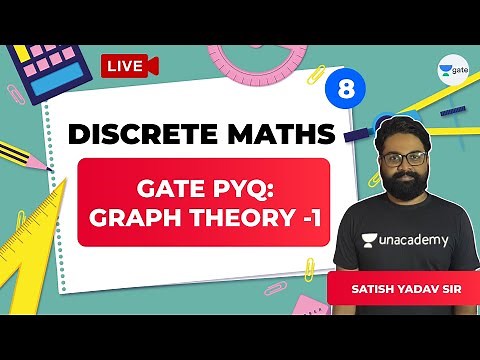 GATE PYQ: Graph Theory - 1 | Lec 8 | Discrete Maths | GATE Computer Science Engineering Exam
