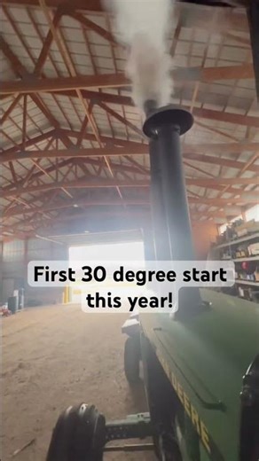 First cold start of many! #farm #shorts #coldstart