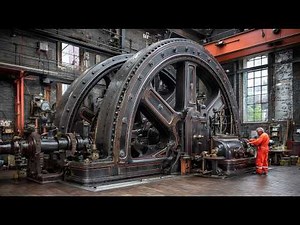 Watch Antique Marine Engines Run After a Century. Vintage Engines and Classic Industrial Machines